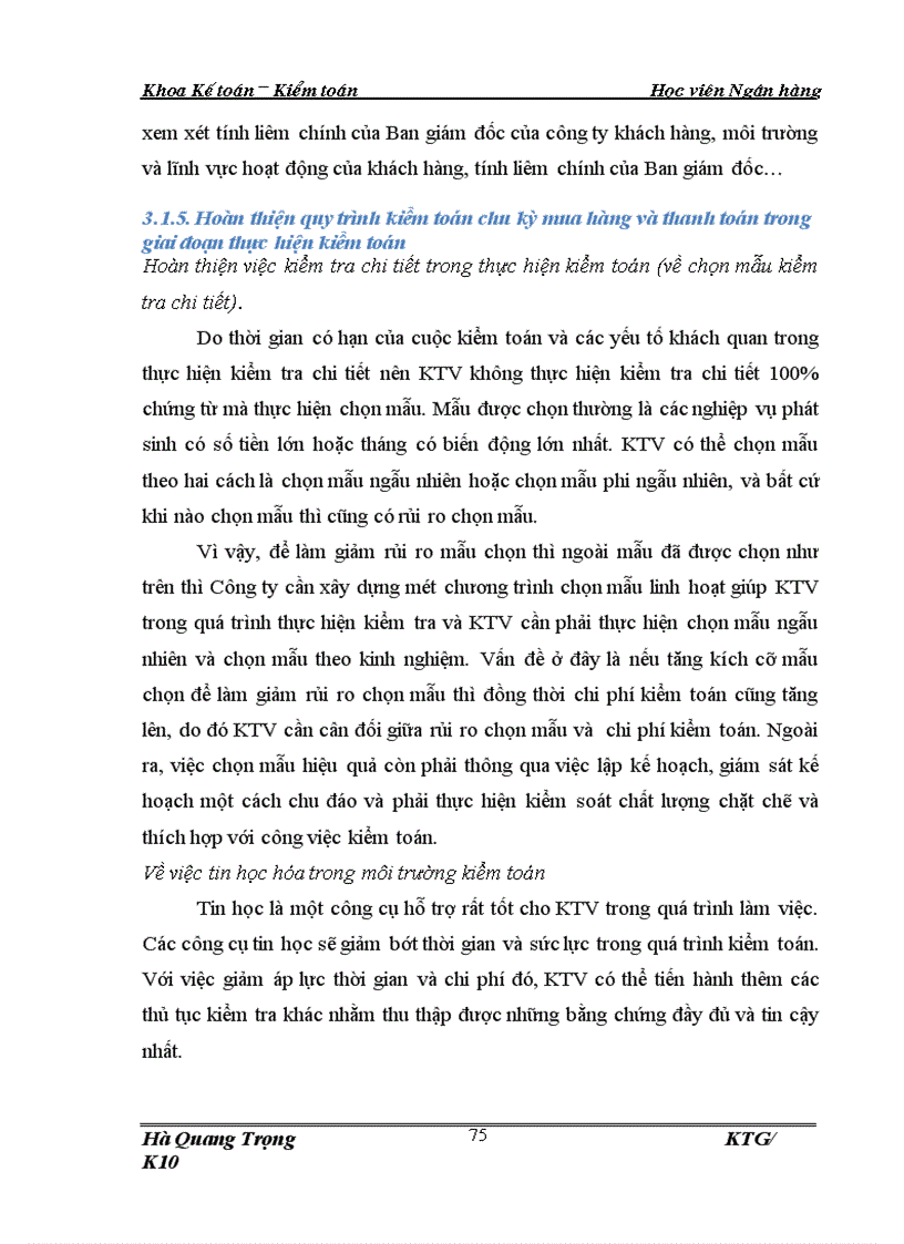 image for page Hoàn thiện quy trình kiểm toán chu kỳ mua hàng và thanh toán trong kiểm toán BCTC do Công ty Kiểm toán và Định giá Việt Nam thực hiện