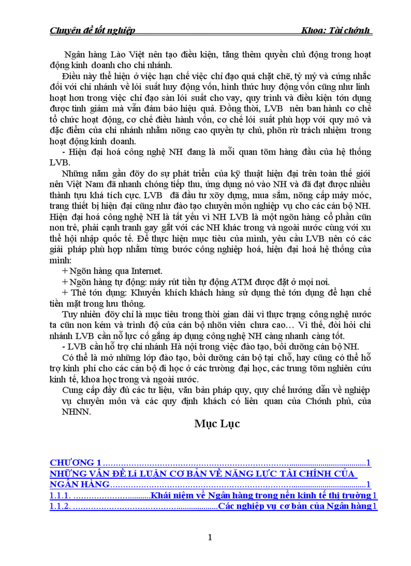 image for page Mở rộng cho vay tiêu dùng tại ngân hàng liên doanh Lào Việt chi nhánh Hà Nội