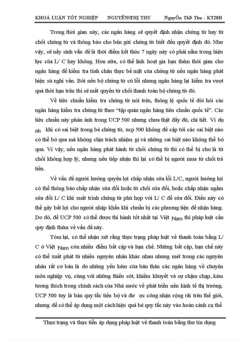 image for page Thực trạng và thực tiễn áp dụng pháp luật về thanh toán bằng thư tín dụng