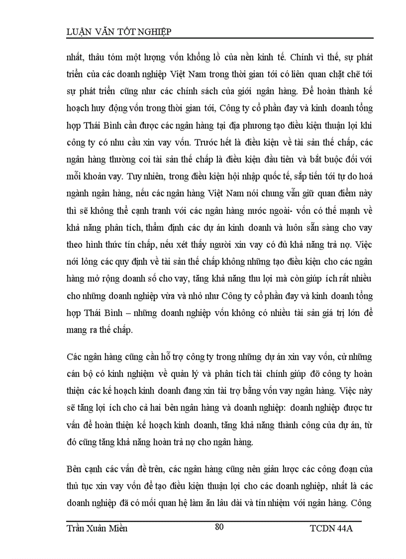 image for page Tăng cường huy động vốn tại Công ty cổ phần đay và kinh doanh tổng hợp Thái Bình