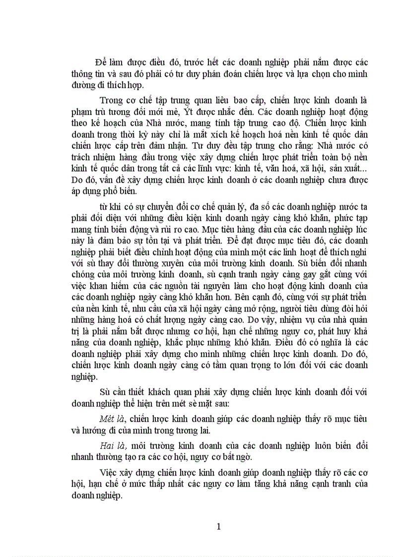 image for page Vận dụng mô hình hoạch định chiến lược kinh doanh ở Công ty thông tin viễn thông Điện lực giai đoạn 2001 2005