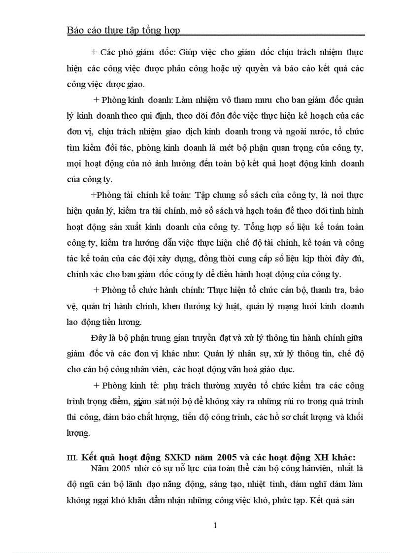 image for page Báo cáo thực tập tổng hợp của Công ty cổ phần Xây dựng số 21