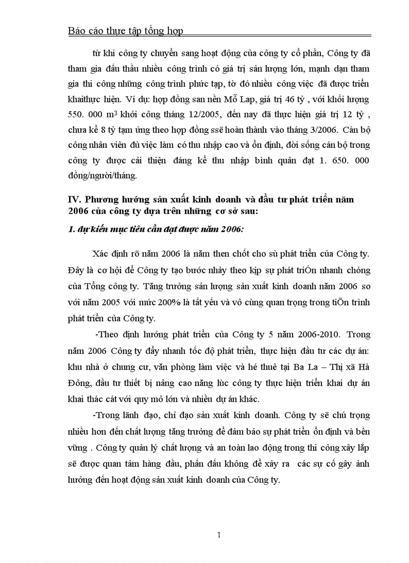 image for page Báo cáo thực tập tổng hợp của Công ty cổ phần Xây dựng số 21