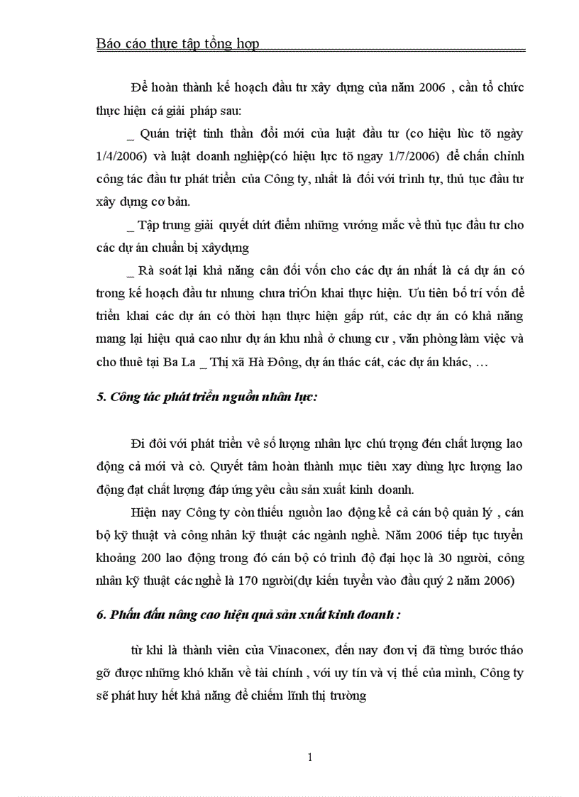 image for page Báo cáo thực tập tổng hợp của Công ty cổ phần Xây dựng số 21
