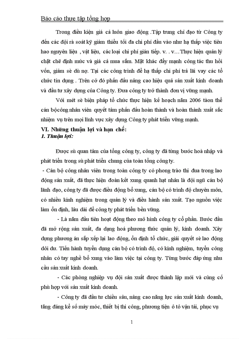 image for page Báo cáo thực tập tổng hợp của Công ty cổ phần Xây dựng số 21