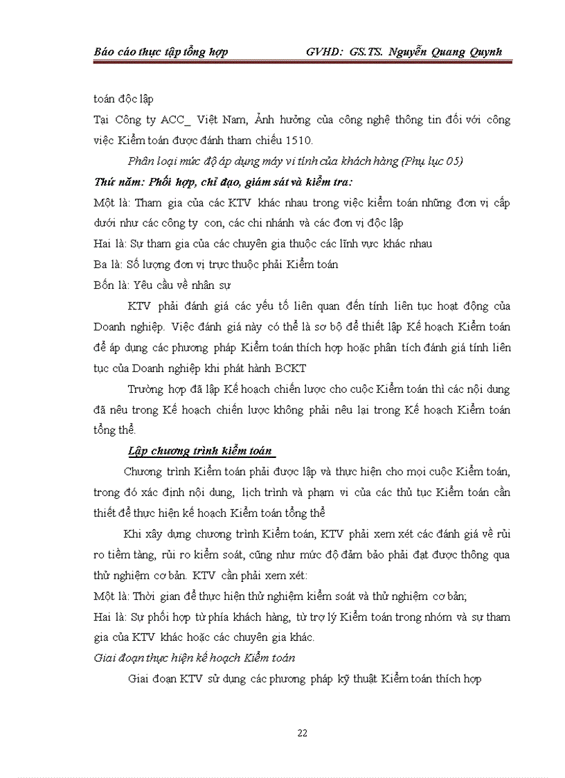 image for page TỔ CHỨC HOẠT ĐỘNG KIỂM TOÁN TẠI CÔNG TY TNHH KIỂM TOÁN TƯ VẤN ĐỊNH GIÁ ACC VIỆT NAM