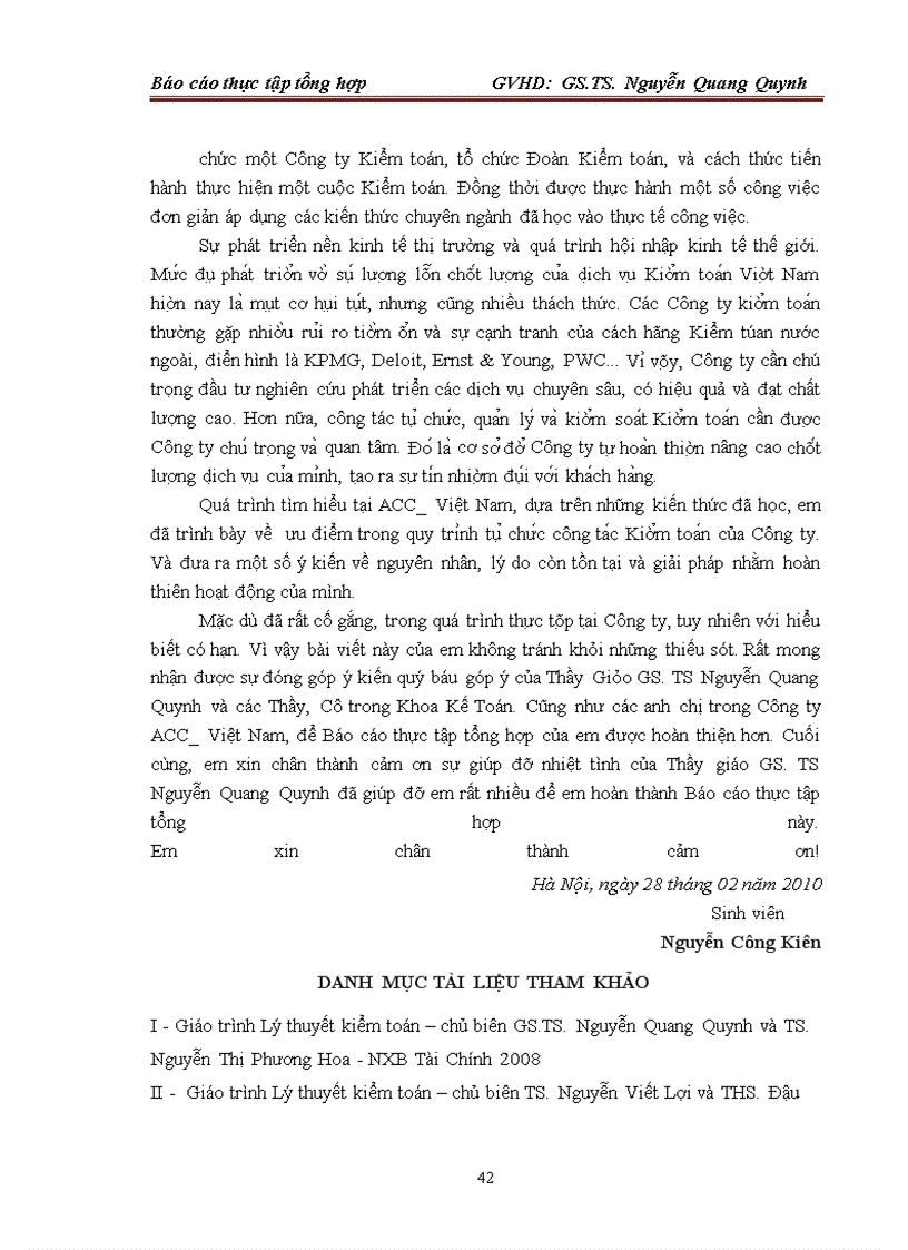 image for page TỔ CHỨC HOẠT ĐỘNG KIỂM TOÁN TẠI CÔNG TY TNHH KIỂM TOÁN TƯ VẤN ĐỊNH GIÁ ACC VIỆT NAM