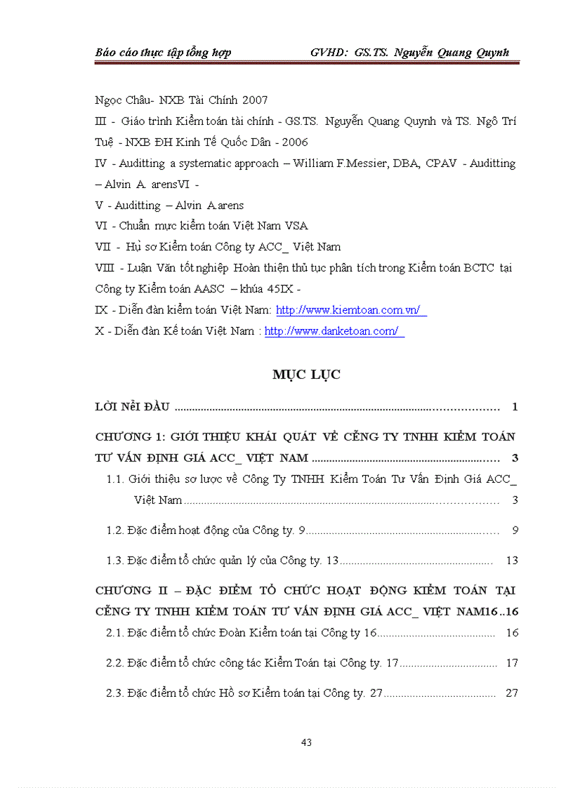 image for page TỔ CHỨC HOẠT ĐỘNG KIỂM TOÁN TẠI CÔNG TY TNHH KIỂM TOÁN TƯ VẤN ĐỊNH GIÁ ACC VIỆT NAM