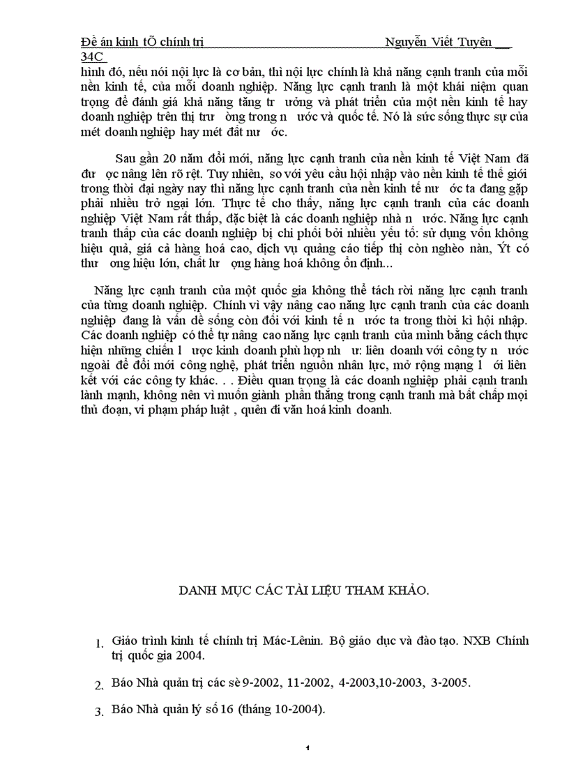 image for page Sức cạnh tranh của hàng hoá Việt Nam thực trạng và giải pháp