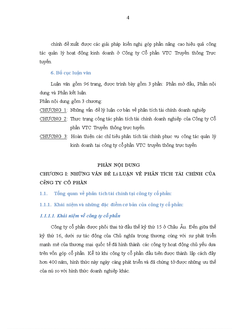 image for page Hoàn thiện các chỉ tiêu phân tích tài chính phục vụ công tác quản lý kinh doanh tại công ty cổ phần VTC truyền thông trực tuyến