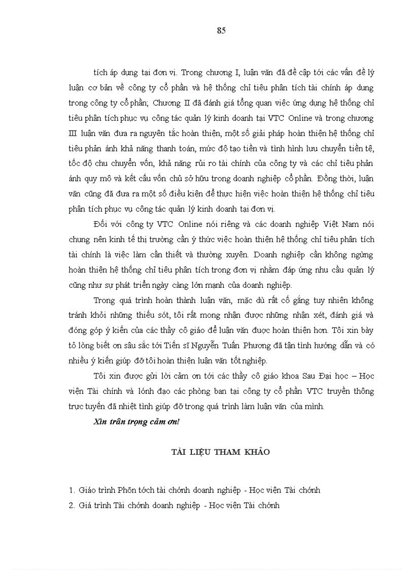image for page Hoàn thiện các chỉ tiêu phân tích tài chính phục vụ công tác quản lý kinh doanh tại công ty cổ phần VTC truyền thông trực tuyến