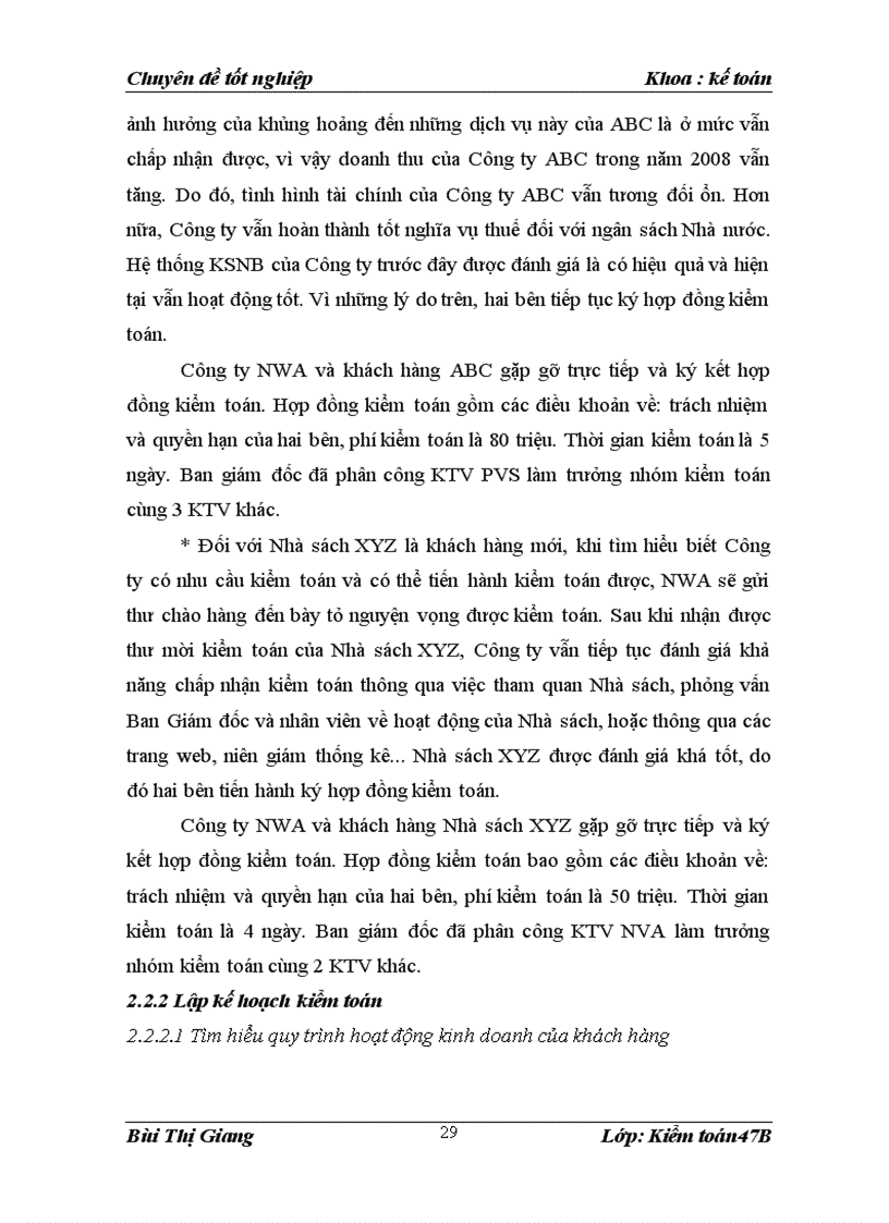 image for page Hoàn thiện kiểm toán chu trình bán hàng thu tiền tại Công ty TNHH Kiểm toán Thế giới mới NWA 1