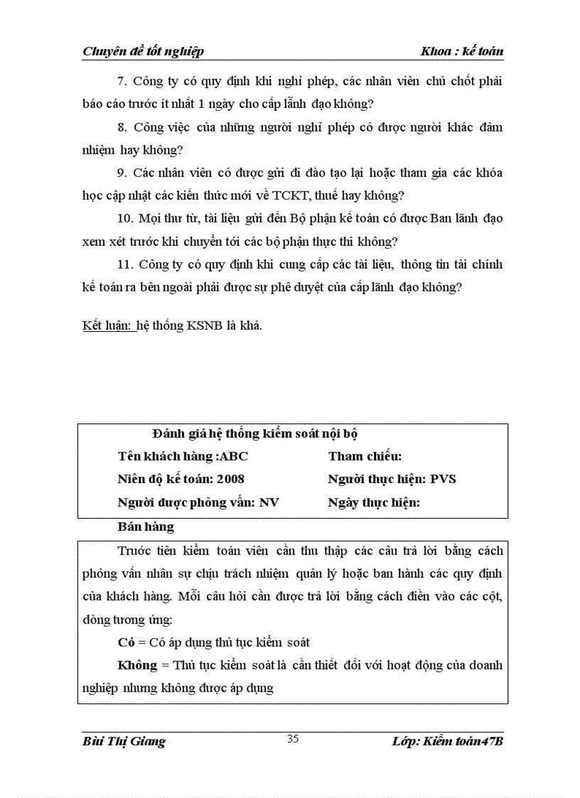 image for page Hoàn thiện kiểm toán chu trình bán hàng thu tiền tại Công ty TNHH Kiểm toán Thế giới mới NWA 1