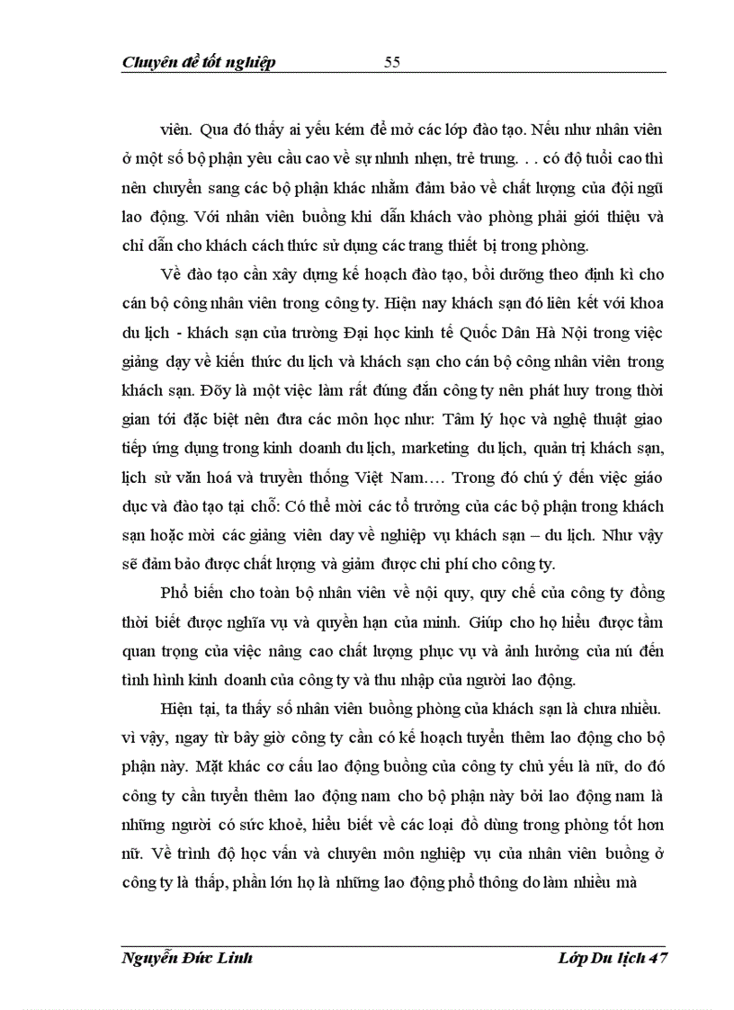 image for page Giải pháp nâng cao chất lượng nguồn nhân lực bộ phận buồng tại khách sạn Công Đoàn Việt Nam