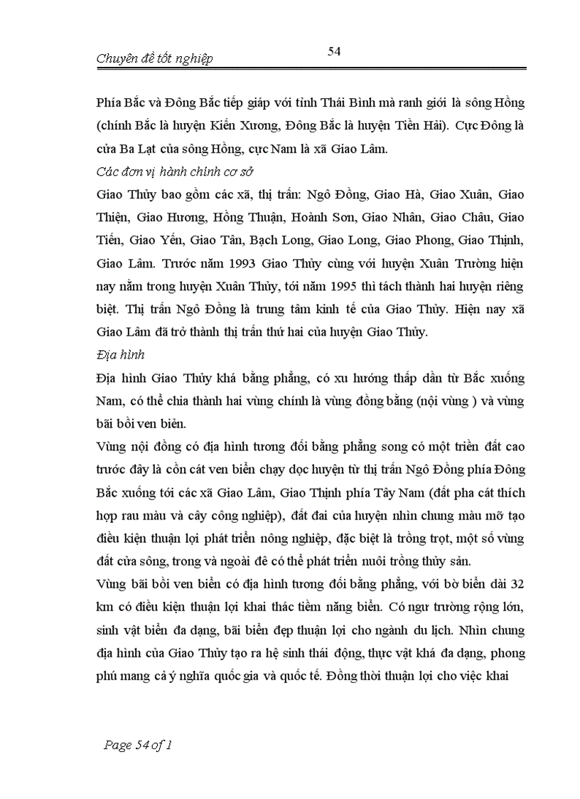 image for page Áp dụng phương pháp CBA để đánh giá hiệu quả của dự án trồng rừng ngập mặn phòng hộ đê biển khu vực Giao Thủy Nam Định