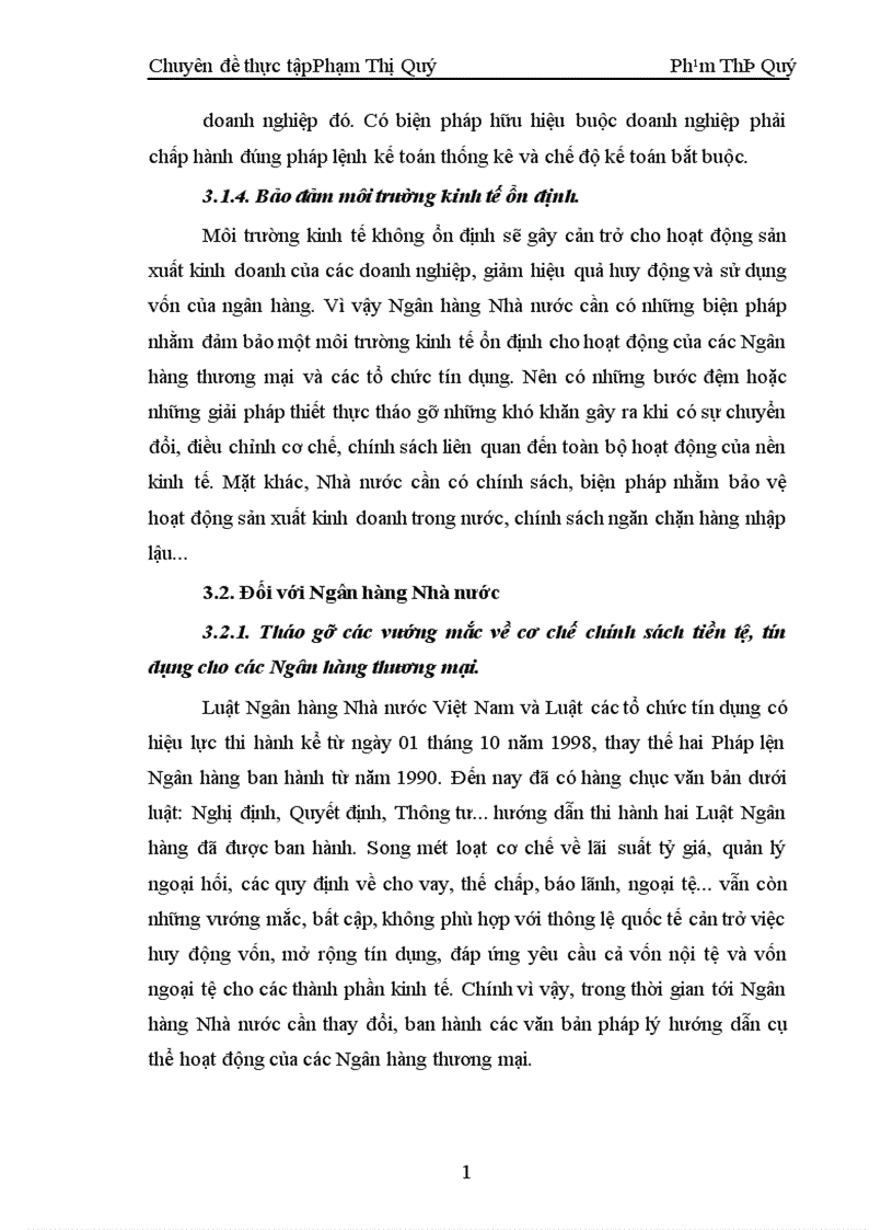 image for page Giải pháp nâng cao nghiệp vụ hoạt động huy động vốn tại Ngân Hàng Công Thương Tỉnh Hà Tây 1