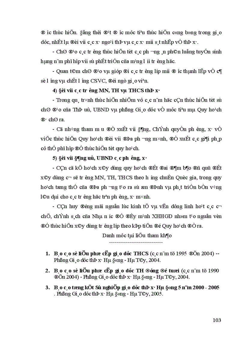 image for page Quy hoạch mạng lưới trường học ngành Giáo dục thị xã Hà Đông tỉnh Hà Tây đến năm 2020 1