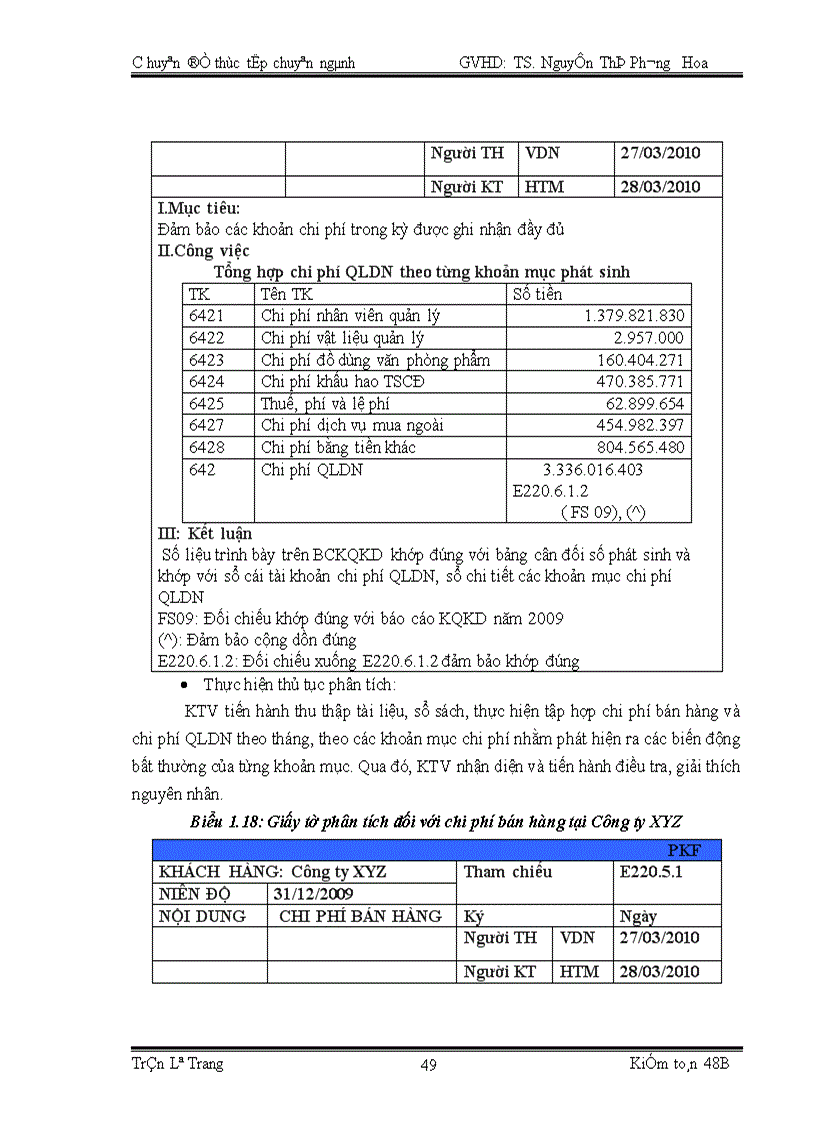 image for page Quy trình kiểm toán khoản mục chi phí hoạt động trong kiểm toán Báo cáo tài chính do Công ty TNHH kiểm toán PKF Việt Nam thực hiện 1