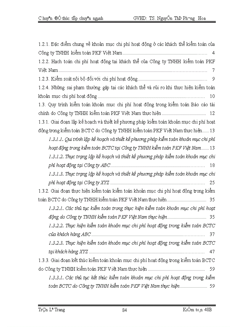 image for page Quy trình kiểm toán khoản mục chi phí hoạt động trong kiểm toán Báo cáo tài chính do Công ty TNHH kiểm toán PKF Việt Nam thực hiện 1