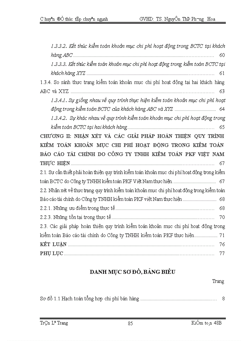 image for page Quy trình kiểm toán khoản mục chi phí hoạt động trong kiểm toán Báo cáo tài chính do Công ty TNHH kiểm toán PKF Việt Nam thực hiện 1