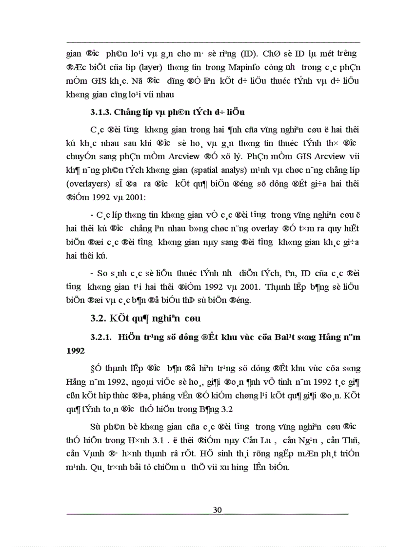 image for page ứng dụng viễn thám và hệ thông tin địa lý GIS trong đánh giá biến động sử dụng tài nguyên đất ngập nước khu vực cửa sông Hồng