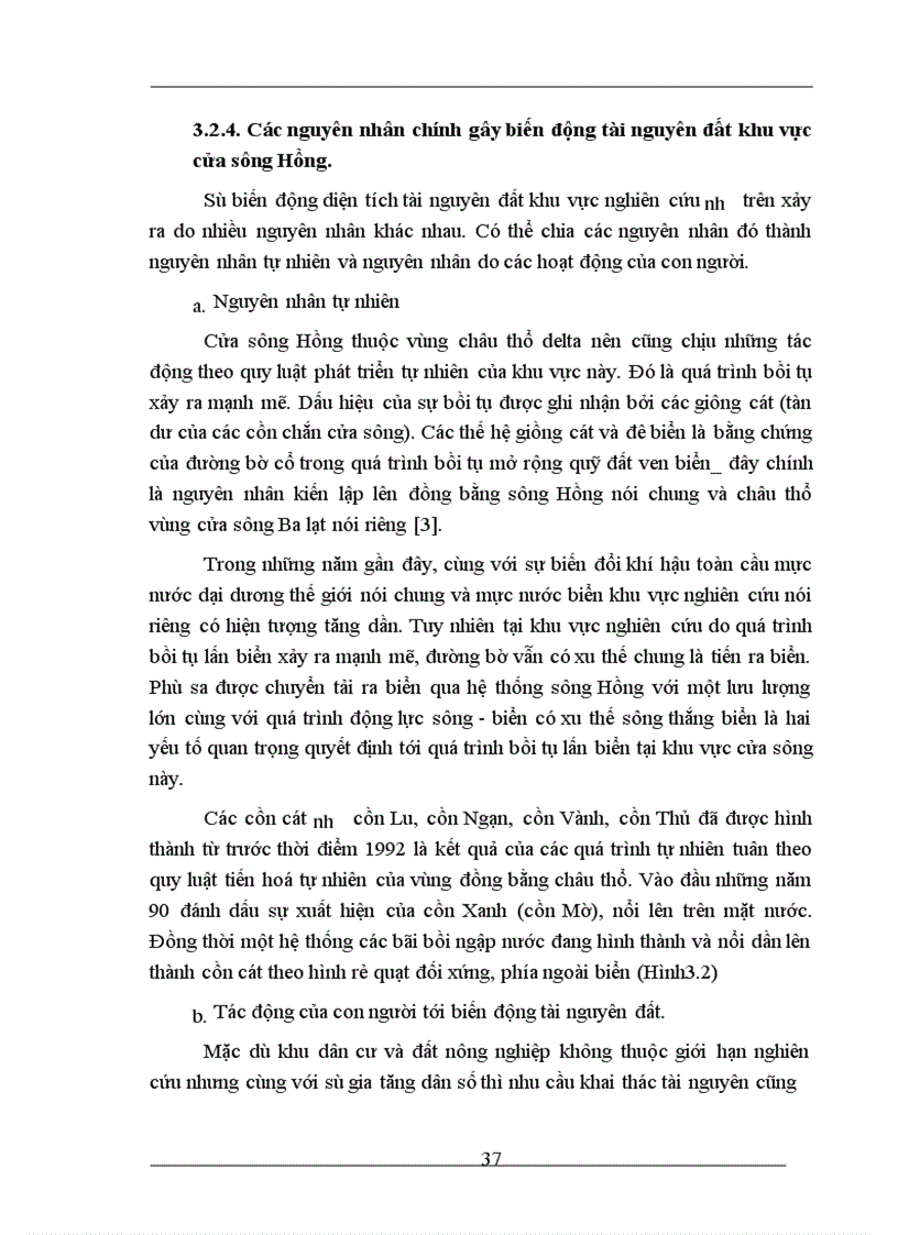 image for page ứng dụng viễn thám và hệ thông tin địa lý GIS trong đánh giá biến động sử dụng tài nguyên đất ngập nước khu vực cửa sông Hồng