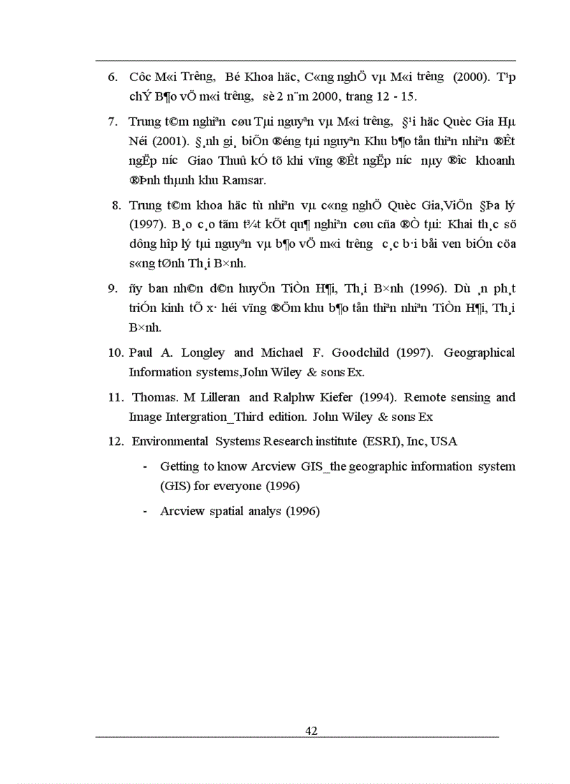 image for page ứng dụng viễn thám và hệ thông tin địa lý GIS trong đánh giá biến động sử dụng tài nguyên đất ngập nước khu vực cửa sông Hồng