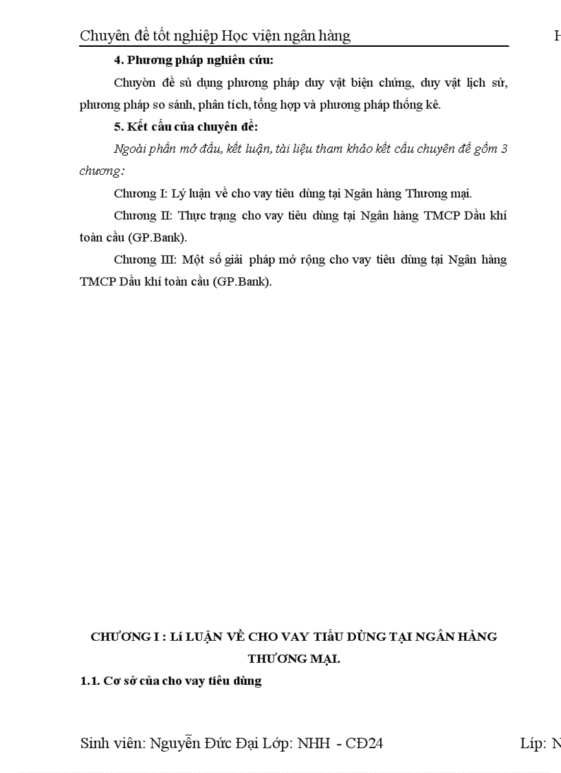 image for page Mở rộng cho vay tiêu dùng tại Ngân hàng TMCP Dầu khí toàn cầu GP Bank