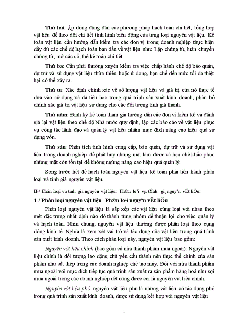 image for page Tổ chức công tác kế toán nguyên vật liệu với việc nâng cao hiệu quả sử dụng vốn lưu động ở Công ty Dệt 8 3 1