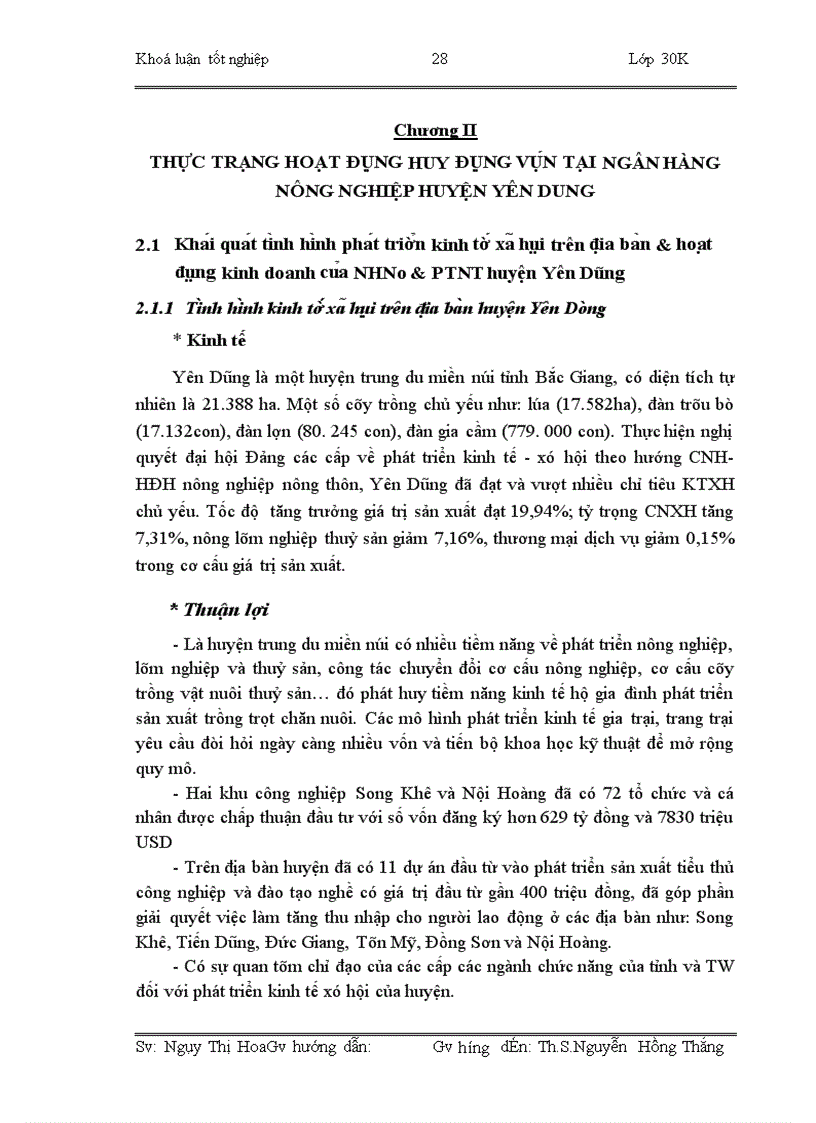 image for page Giải pháp đẩy mạnh huy động vốn tại Ngân hàng nông nghiệp và phát triển nông thôn huyện Yên Dũng 1