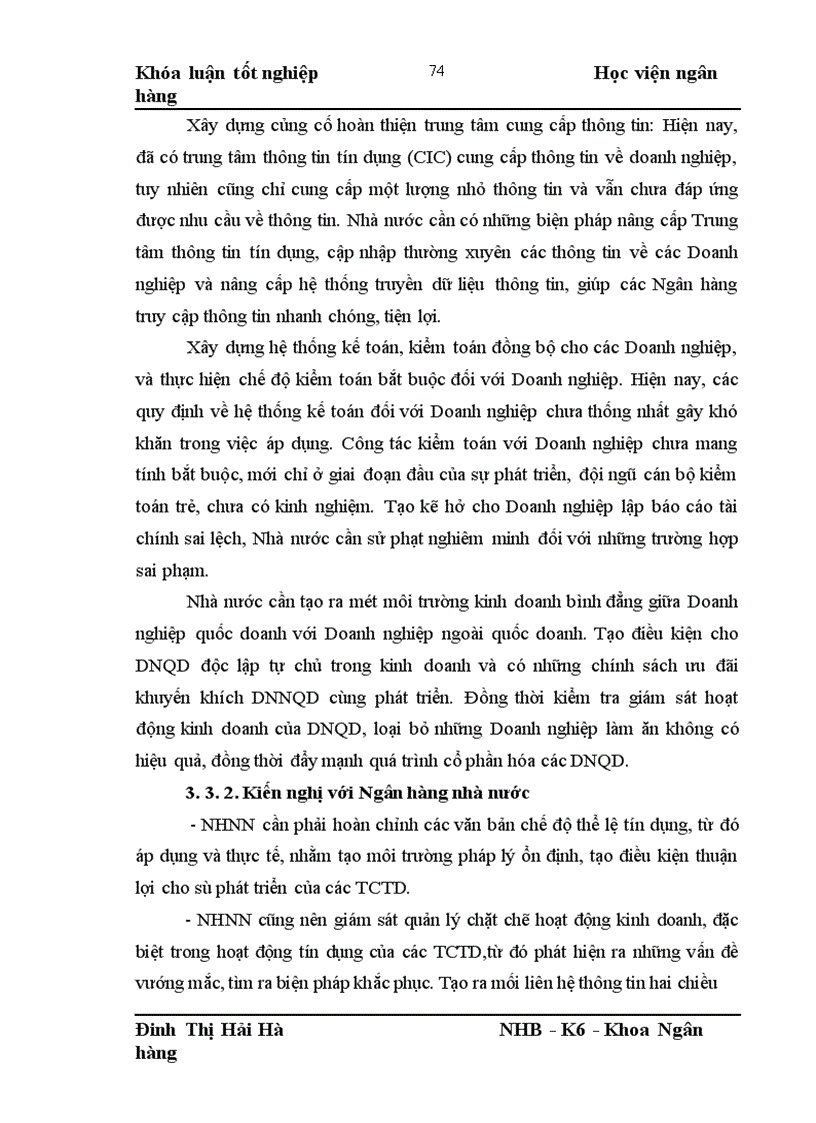 image for page Giải pháp hoàn thiện công tác phân tích tín dụng Doanh nghiệp tại NHNo PTNT chi nhánh Láng Hạ