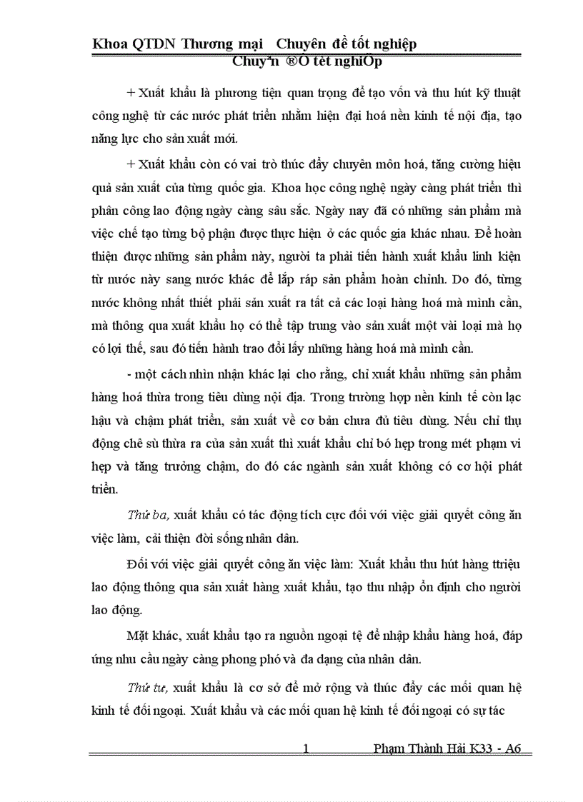 image for page Một số Biện pháp thúc đẩy hoạt động xuất khẩu ở Công ty xuất nhập khẩu Hà Tây 1