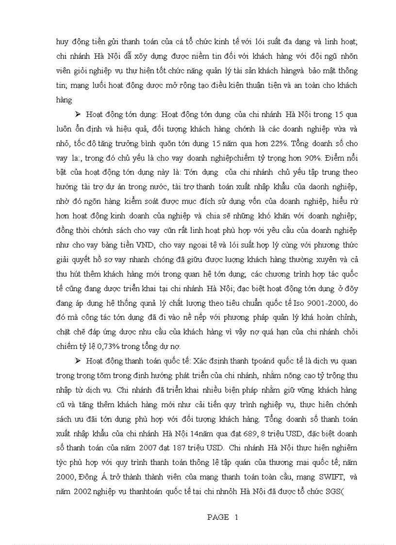 image for page Quá trình hình thành phát triển chung của toàn bộ hệ thống ngân hàng thương mại cổ phần Đông Á và chi nhánh Hà Nội