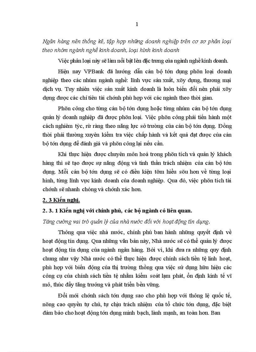 image for page Giải pháp nâng cao hiệu quả phân tích tài chính doanh nghiệp trong hoạt động tín dụng tại ngân hàng VPBank chi nhánh Đông Đô