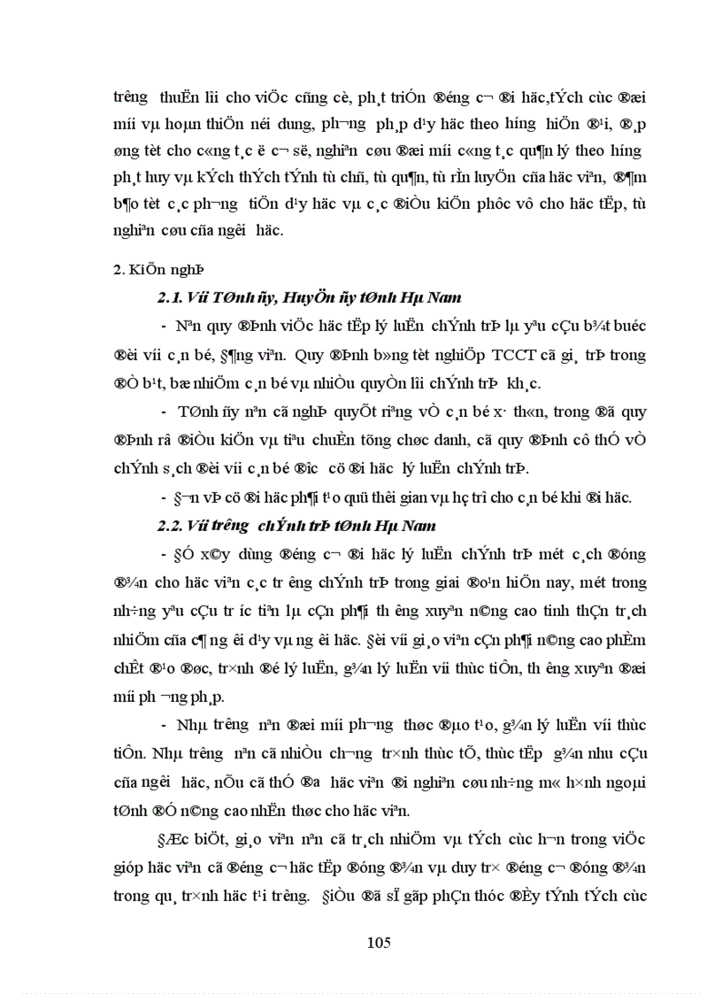 image for page Động cơ đi học lý luận chính trị của học viên trường chính trị tỉnh Hà Nam