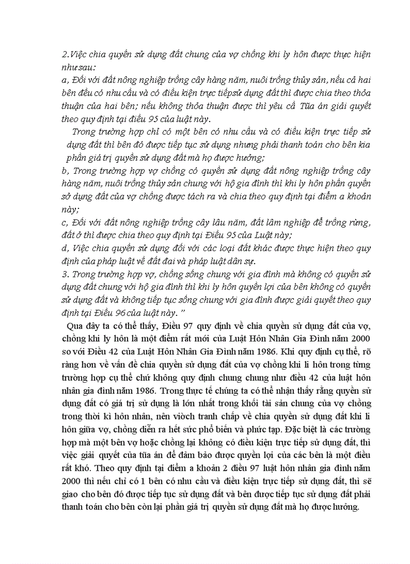 image for page Chia quyền sử dụng đất và nhà ở khi vợ chồng ly hôn một số vấn đề lý luận và thực tiễn