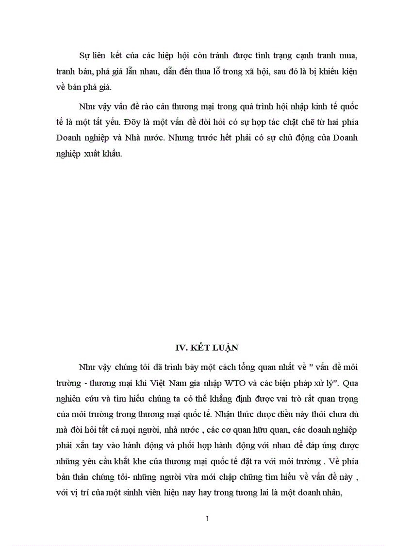 image for page Các vấn đề môi trường trong quá trình gia nhập tổ chức wto và biện pháp xử lý