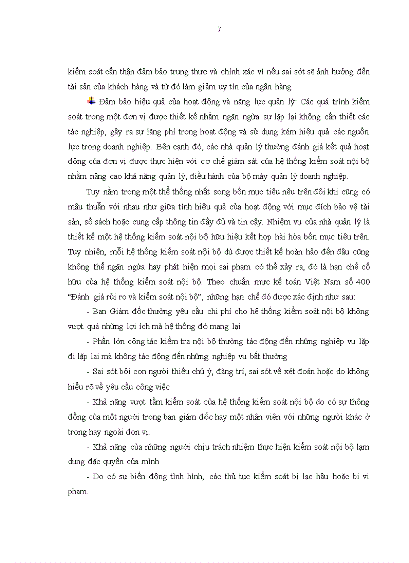 image for page Hoàn thiện hệ thống kiểm soát nội bộ với việc tăng cường kiểm soát rủi ro tín dụng đối với các doanh nghiệp vừa và nhỏ tại chi nhánh NHĐT PT Quang Trung