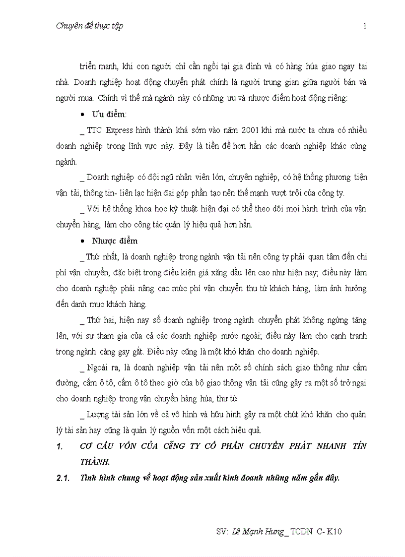 image for page Vốn kinh doanh và giải pháp nâng cao hiệu quả sử dụng vốn tại công ty cổ phần chuyển phát nhanh Tín Thành