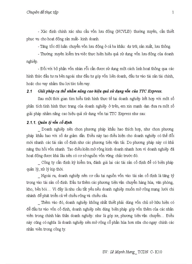 image for page Vốn kinh doanh và giải pháp nâng cao hiệu quả sử dụng vốn tại công ty cổ phần chuyển phát nhanh Tín Thành