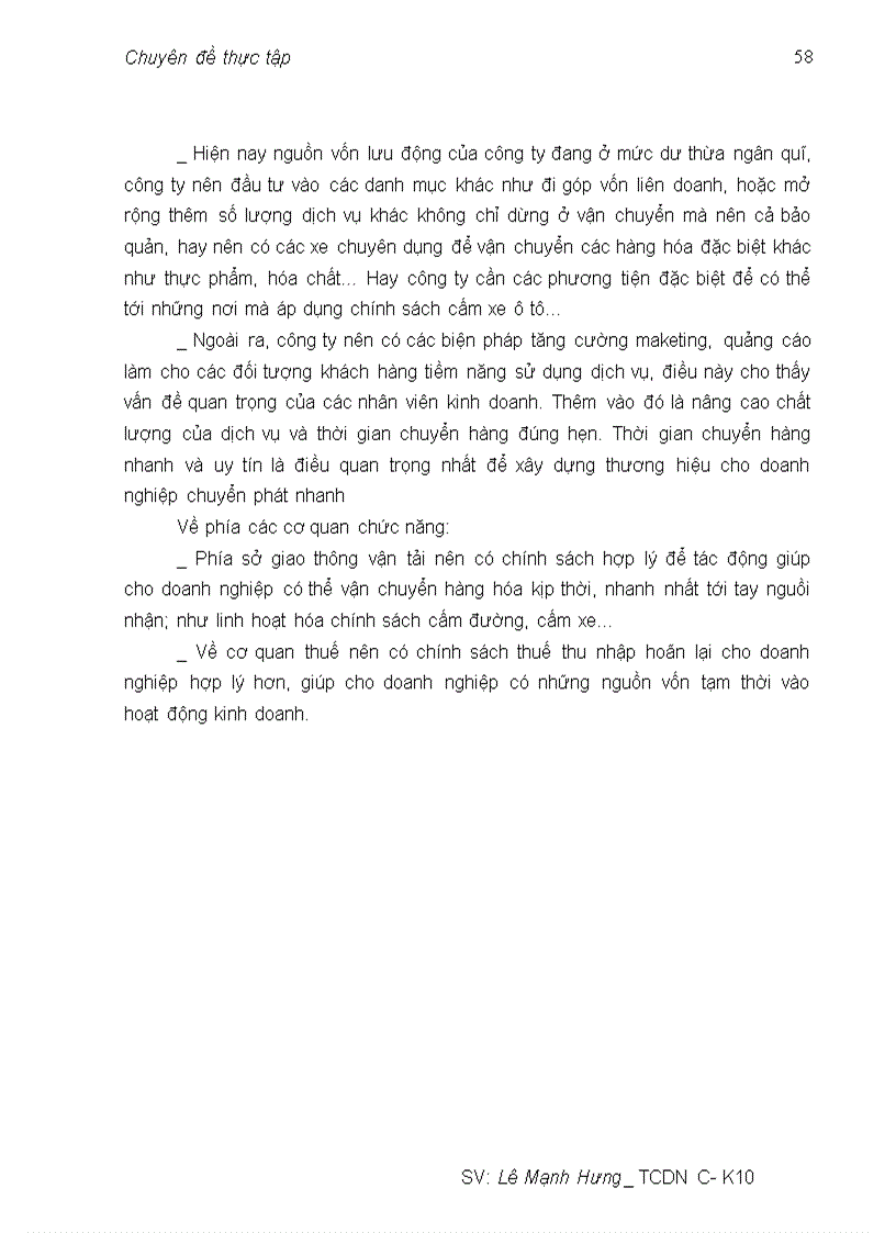 image for page Vốn kinh doanh và giải pháp nâng cao hiệu quả sử dụng vốn tại công ty cổ phần chuyển phát nhanh Tín Thành