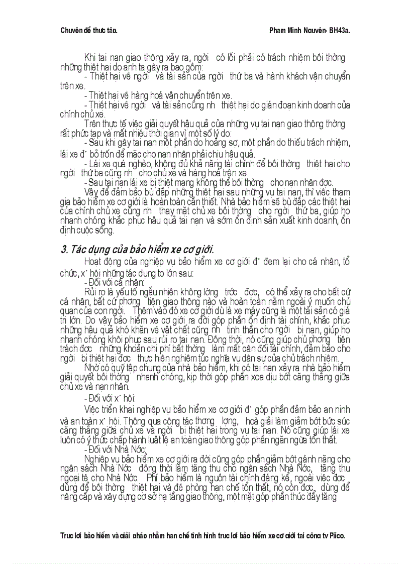 image for page Trục lợi bảo hiểm và giải pháp nhằm hạn chế tình hình trục lợi bảo hiểm xe cơ giới tại công ty Pjico 1