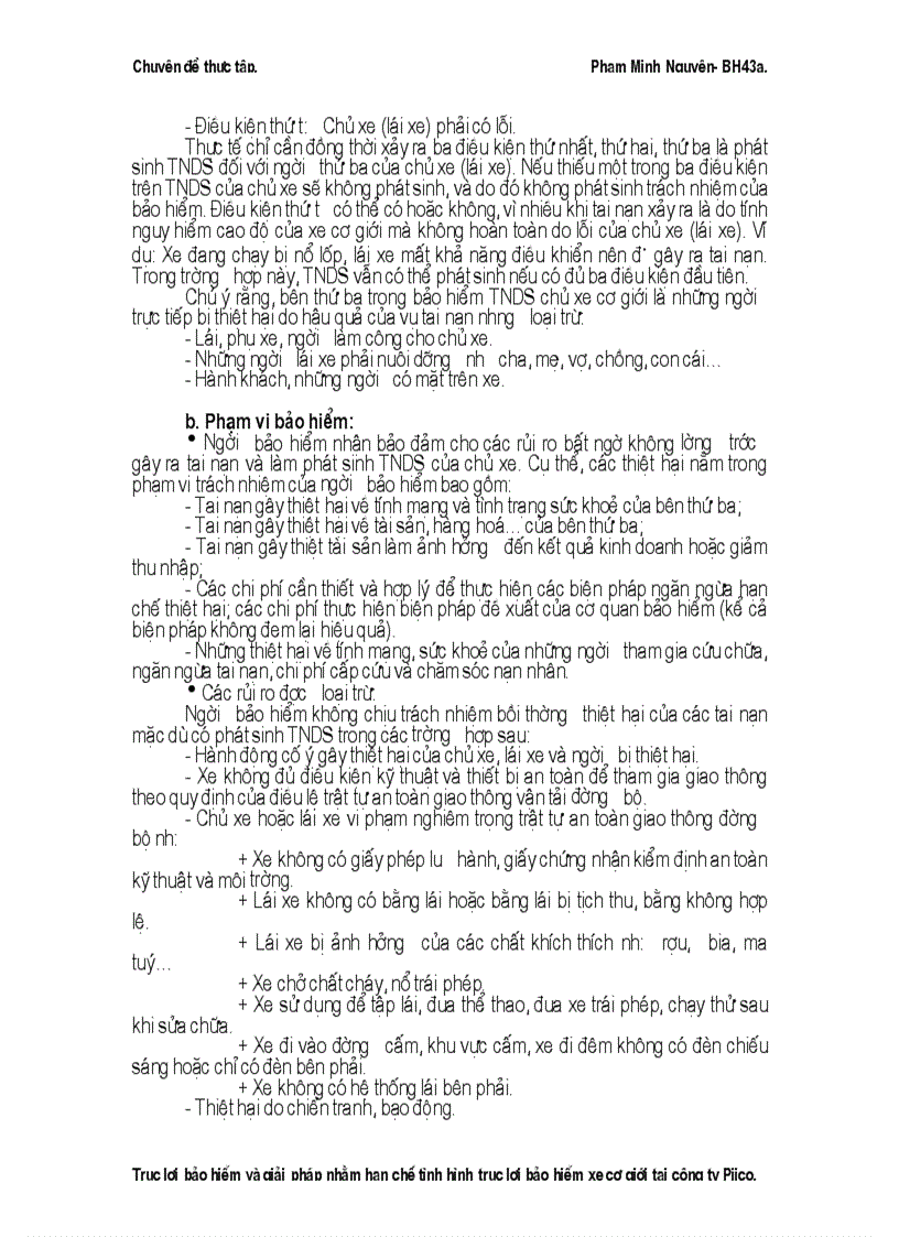 image for page Trục lợi bảo hiểm và giải pháp nhằm hạn chế tình hình trục lợi bảo hiểm xe cơ giới tại công ty Pjico 1