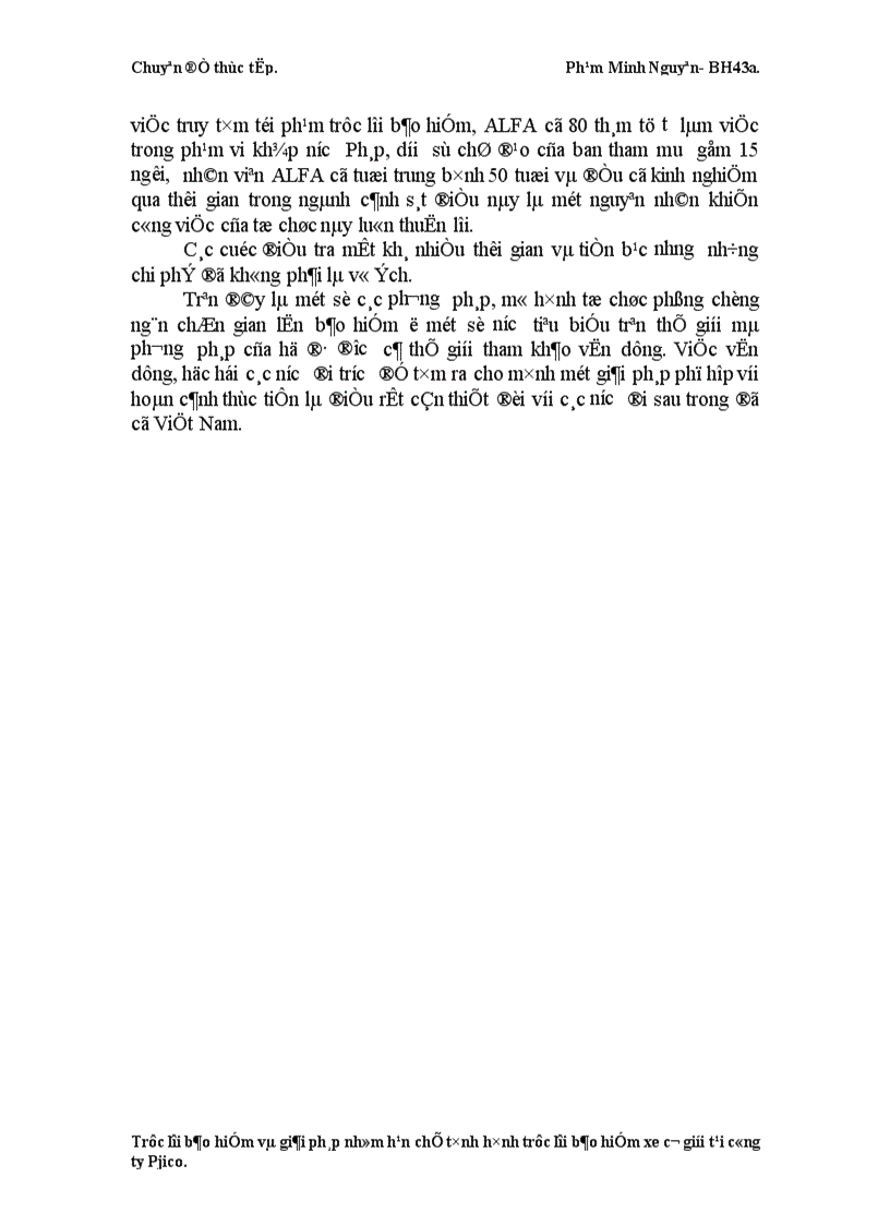 image for page Trục lợi bảo hiểm và giải pháp nhằm hạn chế tình hình trục lợi bảo hiểm xe cơ giới tại công ty Pjico 1