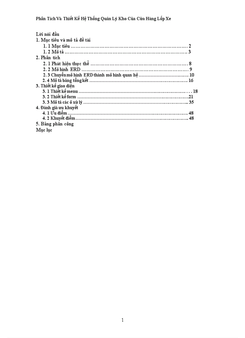 image for page Phân Tích Và Thiết Kế Hệ Thống Quản Lý Kho Của Cửa Hàng Lốp Xe