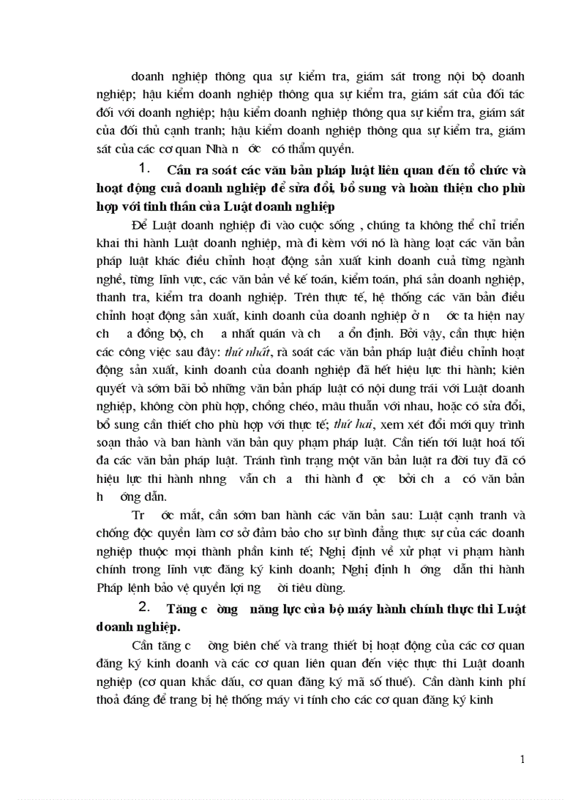 image for page Một số vấn đề pháp lý về tổ chức lại doanh nghiệp theo Luật doanh nghiệp 1