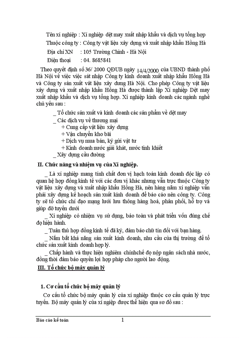 image for page Thực trạng công tác hạch toán kế toán tổng hợp tại Xí nghiệp dệt may xuất nhập khẩu và dịch vụ tổng hợp 1
