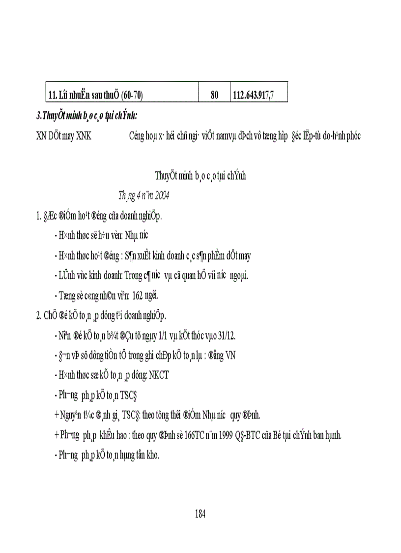image for page Thực trạng công tác hạch toán kế toán tổng hợp tại Xí nghiệp dệt may xuất nhập khẩu và dịch vụ tổng hợp 1