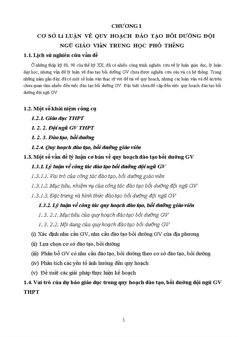 image for page Quy hoạch đào tạo bồi dưỡng đội ngũ giáo viên Trung học Phổ thông tỉnh Điện Biên đến năm 2015 1