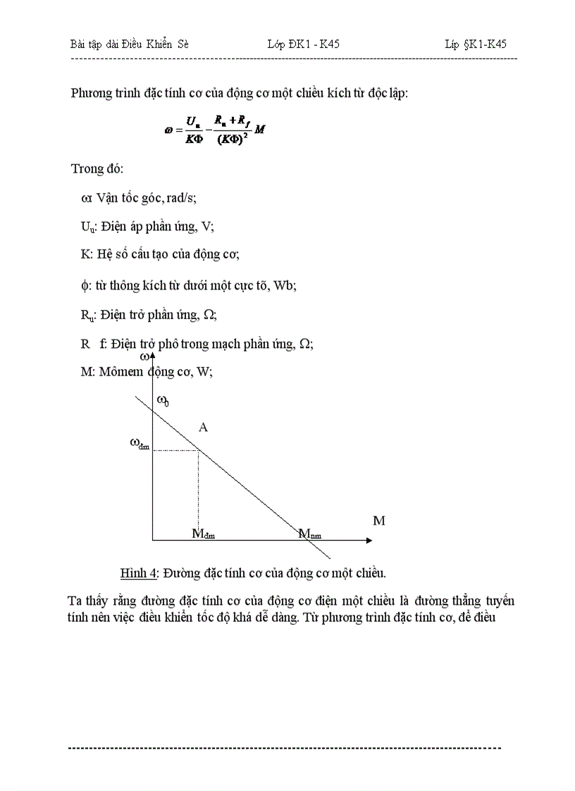 image for page Thiết kế hệ thống điều khiển động cơ điện một chiều